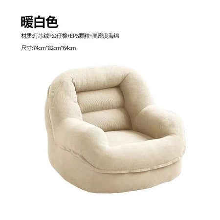 Lazy Sofa Nest Nest Sofa Autumn Winter Sofa Bedroom Living Room Single French Retro Small Sofa Human Kennel Lazy Sofa