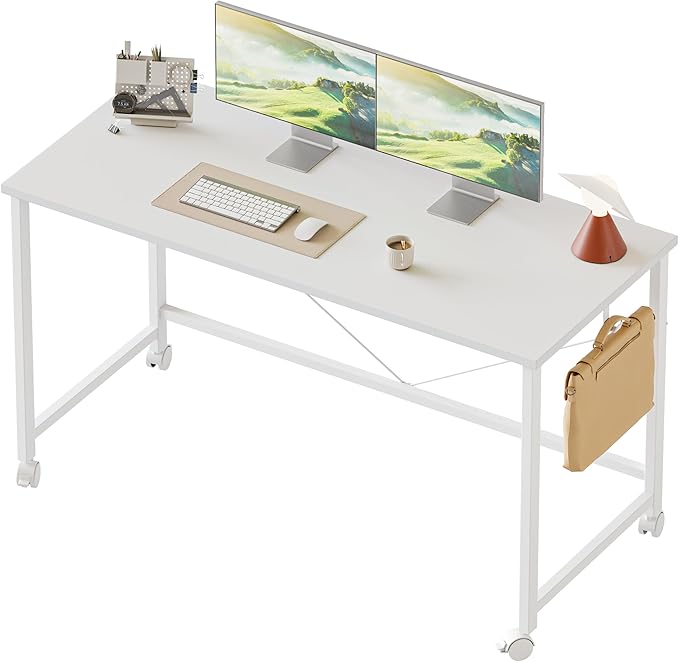 Mericonia Computer Desk, Gaming Desk for Small Spaces, Modern Simple Style Table for Home Office, Study Student Writing Table