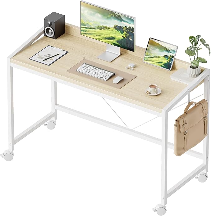 Mericonia Computer Desk, Gaming Desk for Small Spaces, Modern Simple Style Table for Home Office, Study Student Writing Table