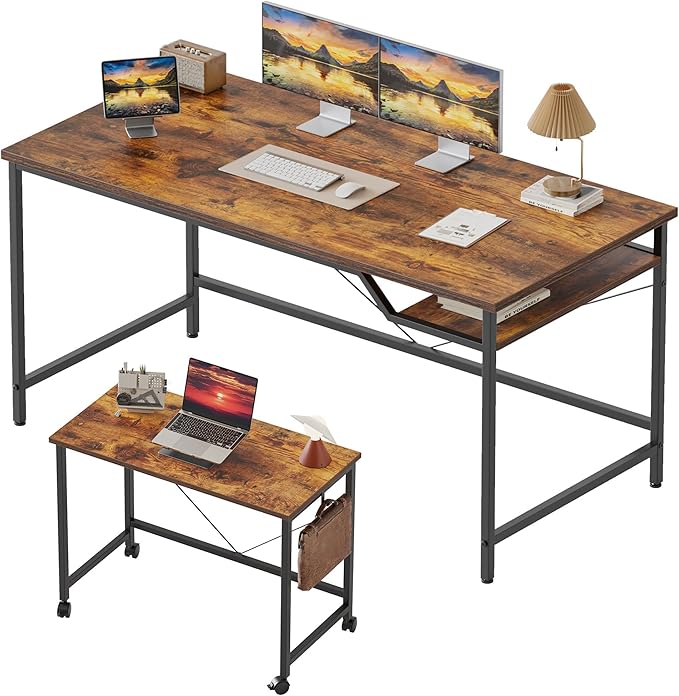 Mericonia Computer Desk, Gaming Desk for Small Spaces, Modern Simple Style Table for Home Office, Study Student Writing Table